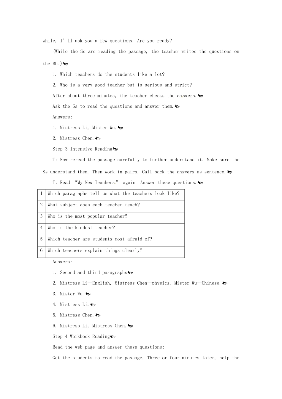 （新课标）辽宁省大连市铁路中学2014年高中英语 Module 2 My New Teachers 2nd period教案 外研版必修1_第2页
