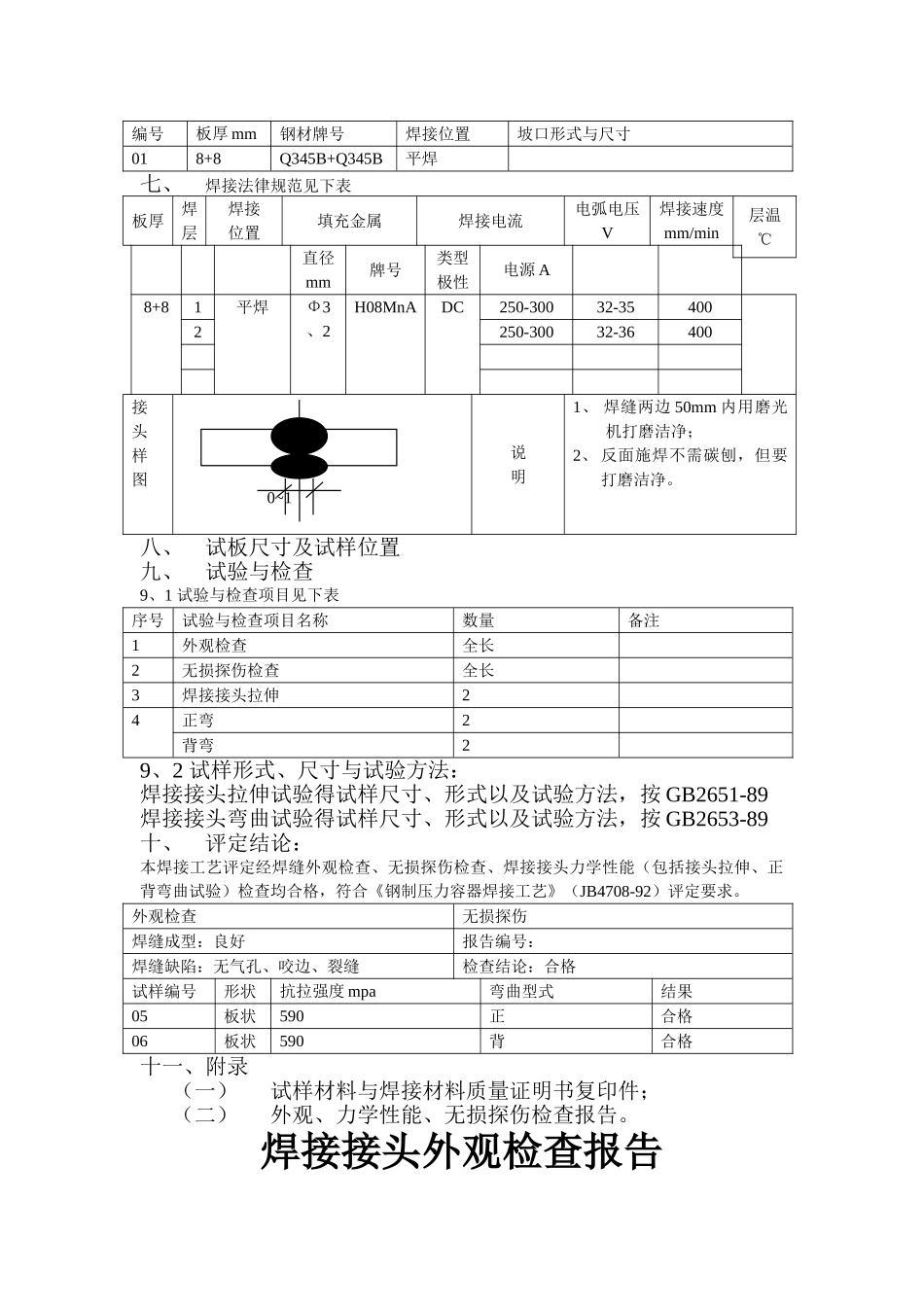 焊接工艺评定报告_第2页