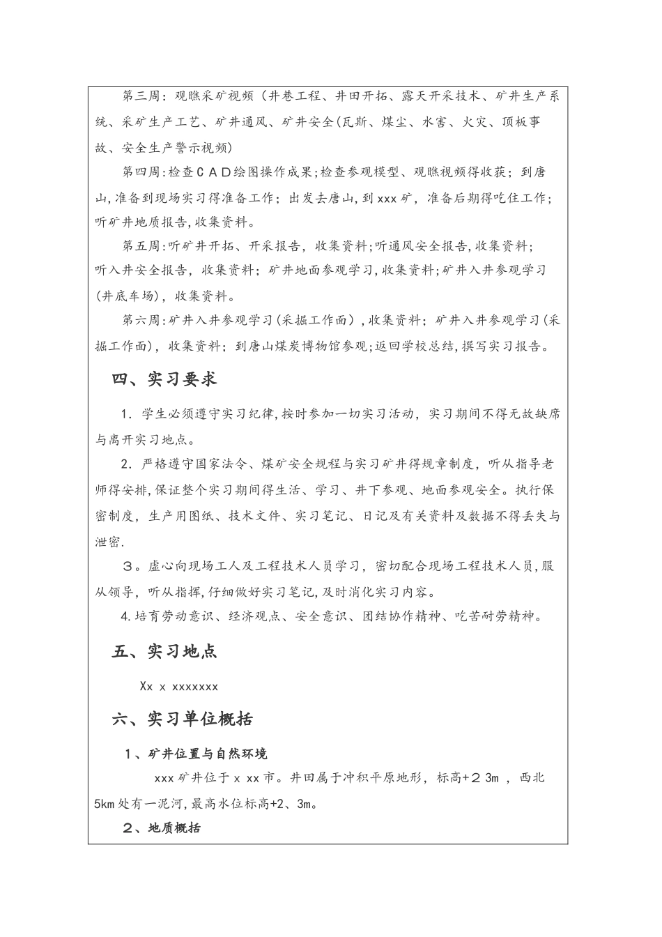 煤矿生产实习报告_第3页