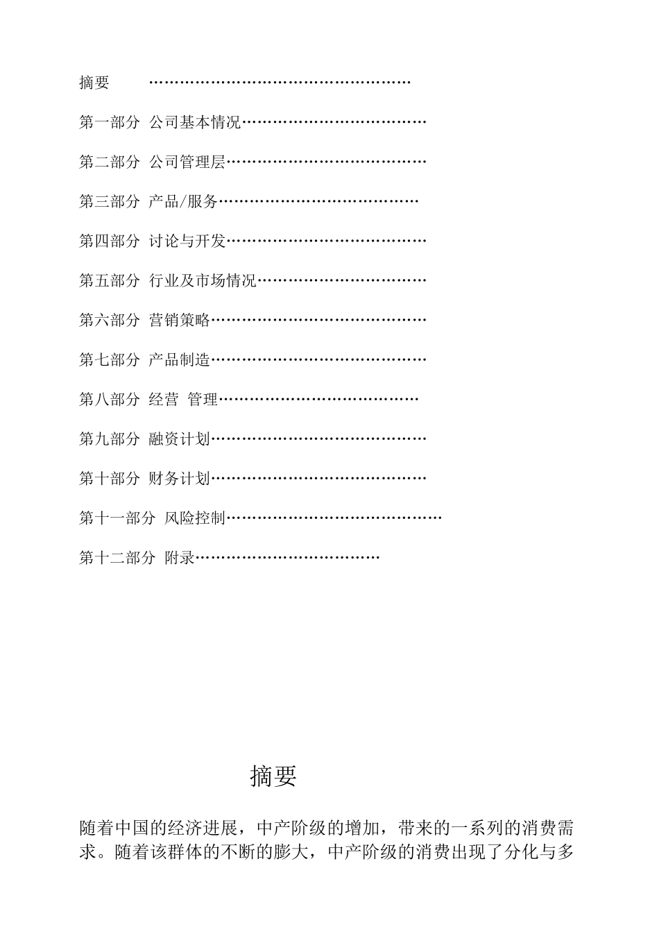 爱车部落诊所创业计划书_第2页
