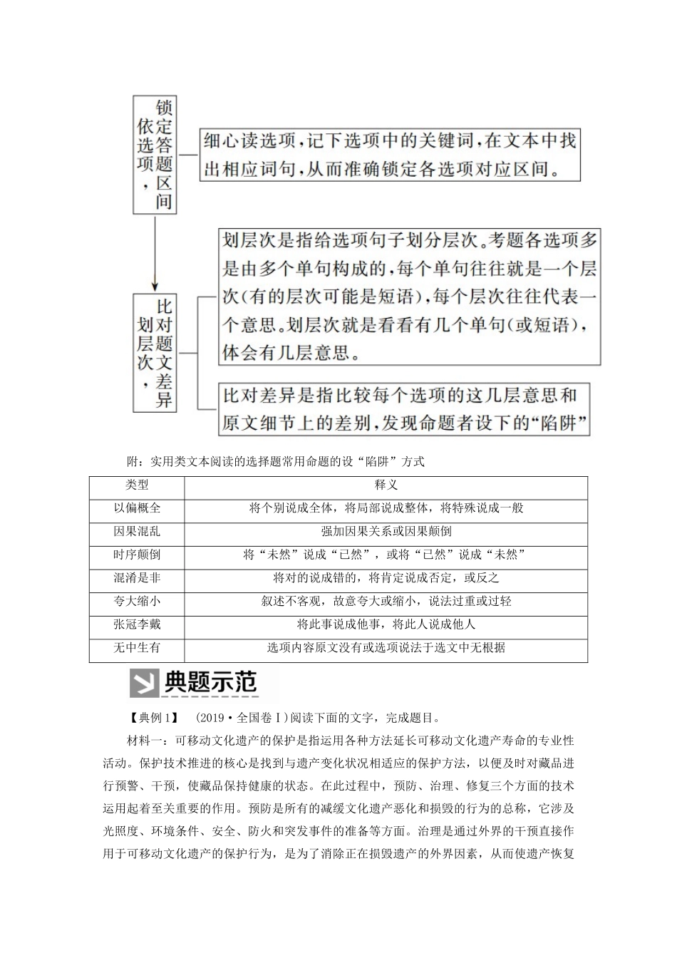 （新课标）新高考语文大二轮复习 专题五 切片比对法巧解综合选择题教学案-人教版高三全册语文教学案_第2页