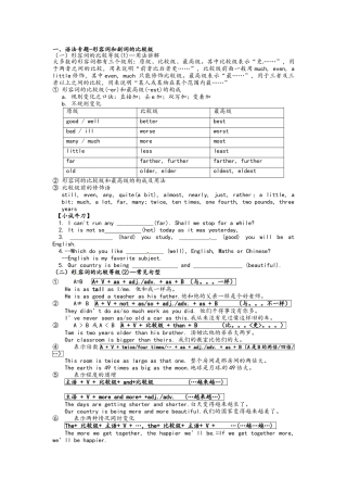 牛津译林八年级英语上册期末复习语法讲解
