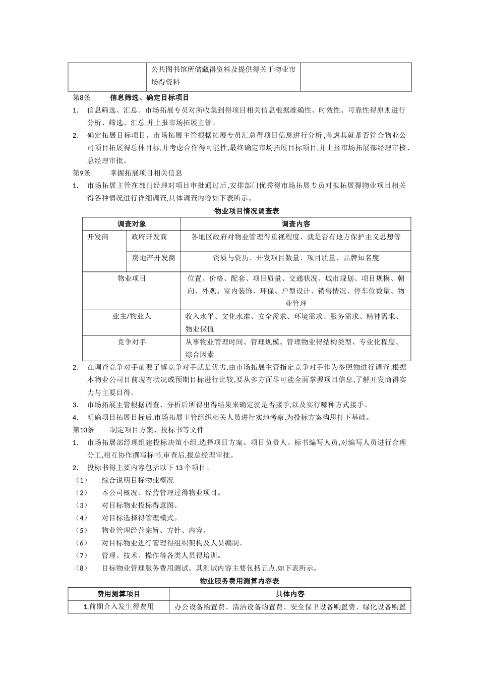物业项目拓展办法_第2页