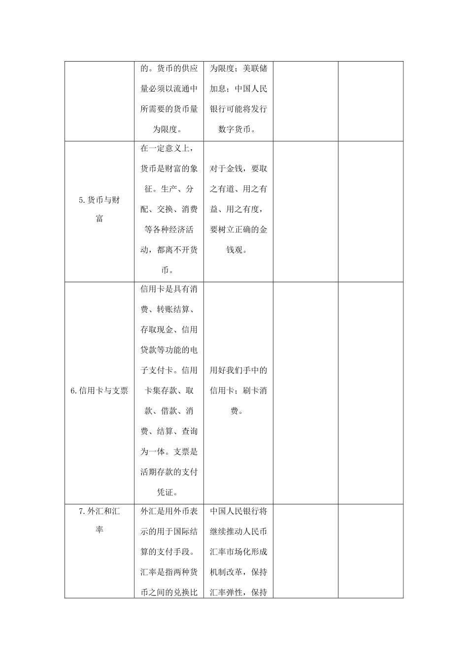 （新课标）高考政治一轮总复习 第一部分模块专题知识整合——经济生活导学案 新人教版-新人教版高三全册政治学案_第3页