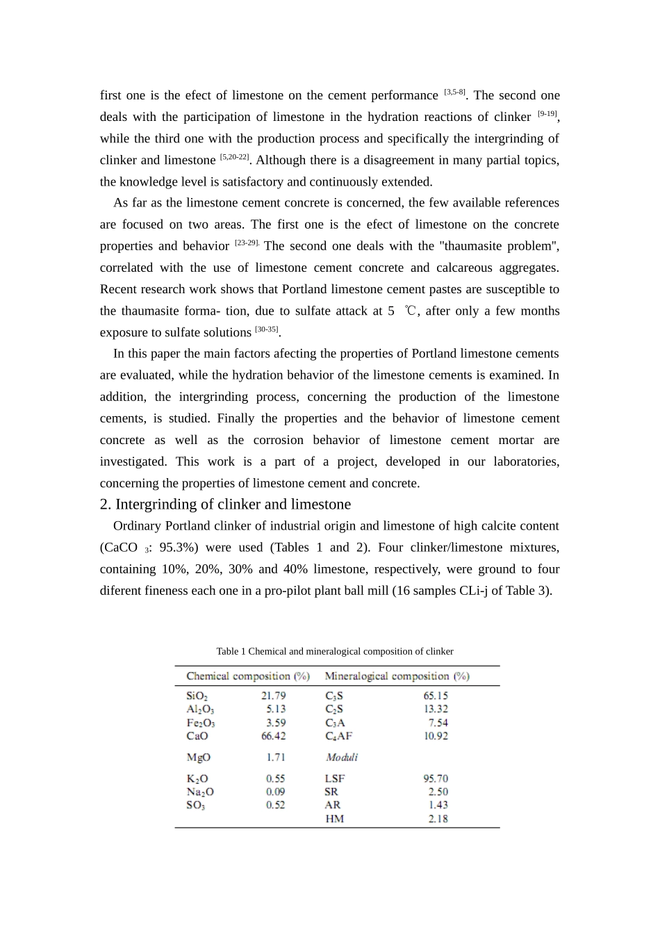 特波兰石灰石水泥和混凝土的性能分析材料科学与工程外文资料翻译--大学毕设论文_第3页