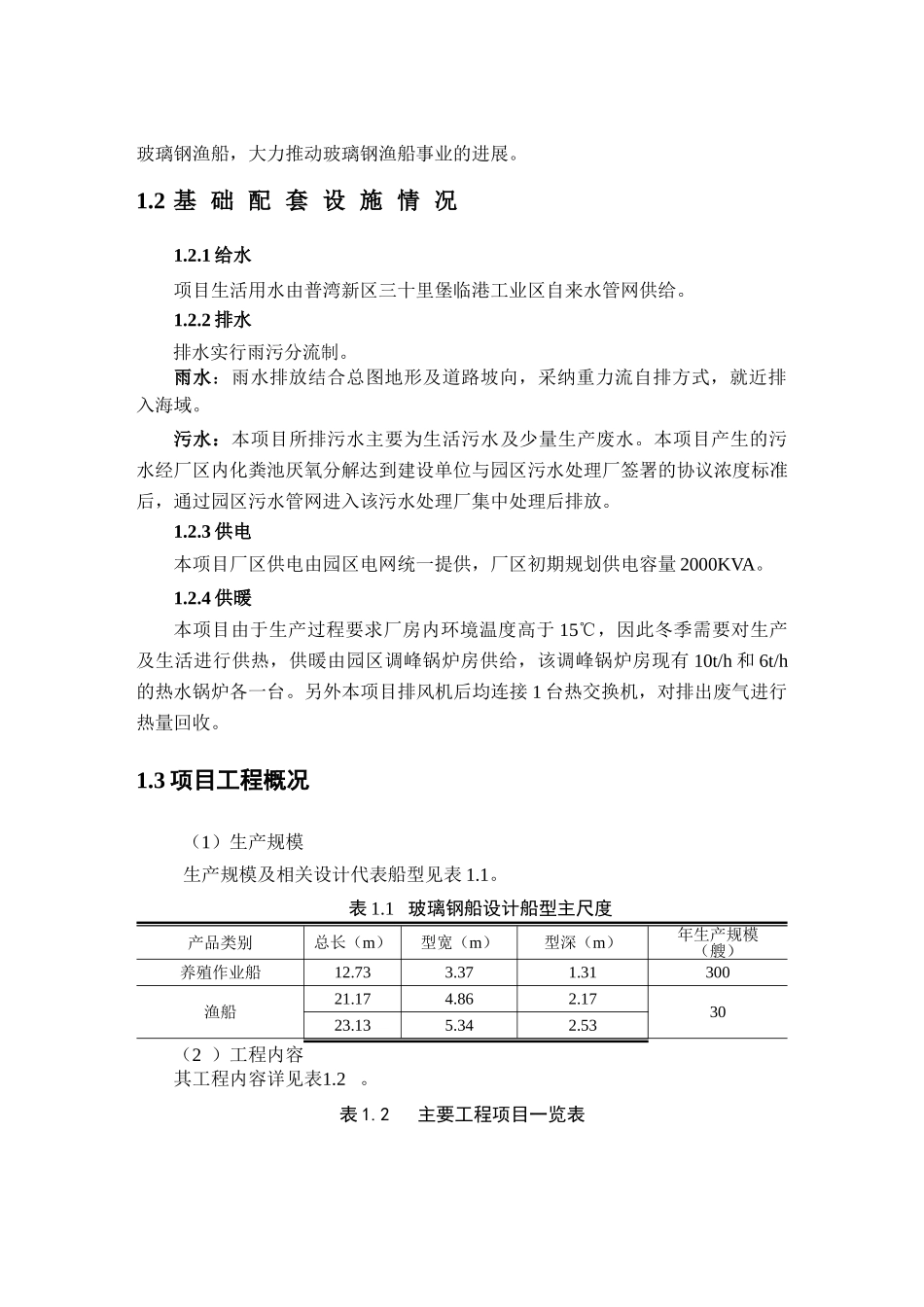獐子岛雅马哈玻璃钢船舶制造有限公司立项环境影响评价报告书_第3页