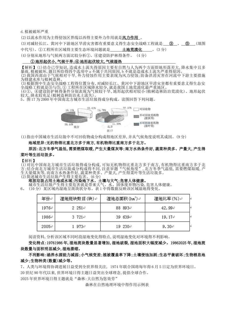 环境保护练习题_第2页