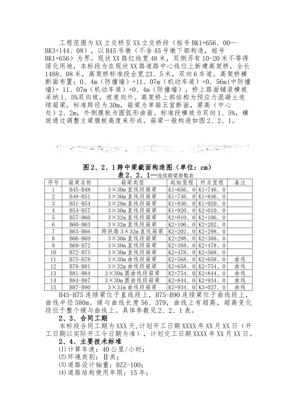 现浇混凝土连续箱梁施工方案_第2页