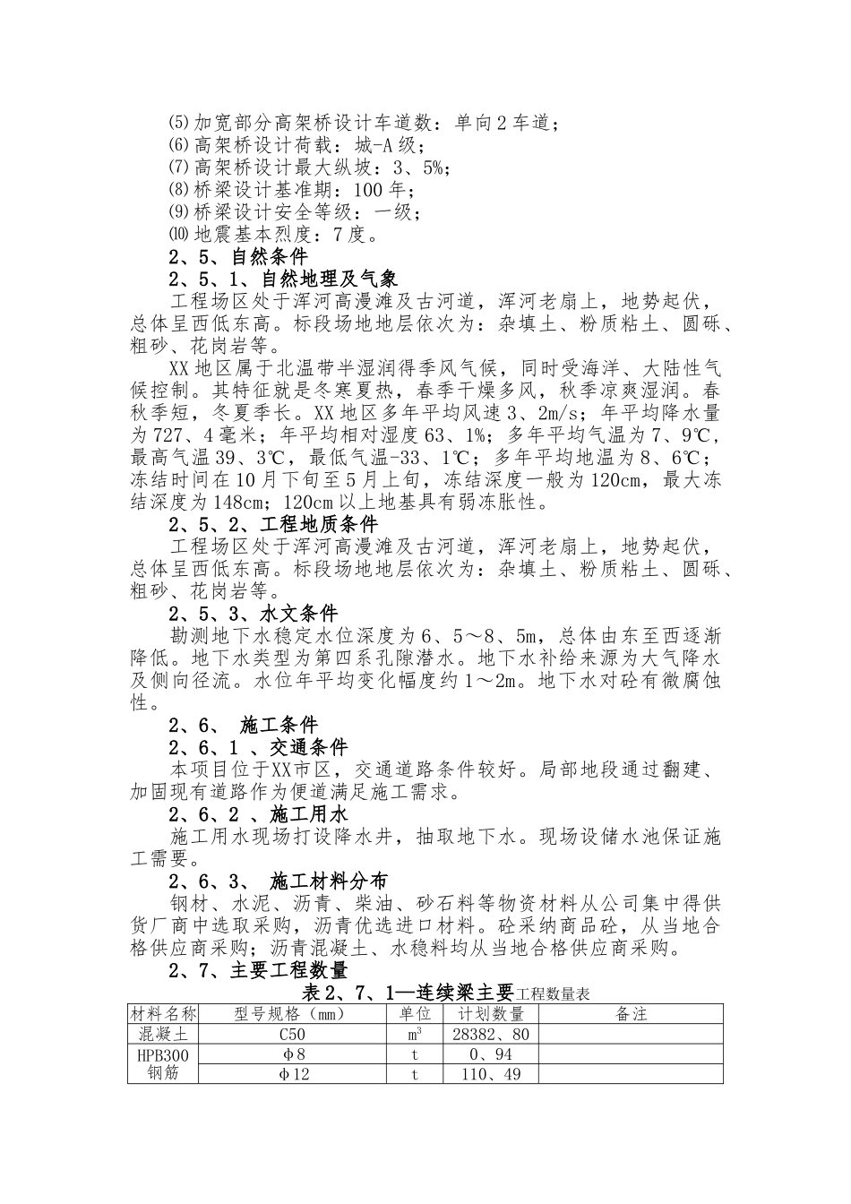 现浇混凝土连续箱梁施工方案_第3页