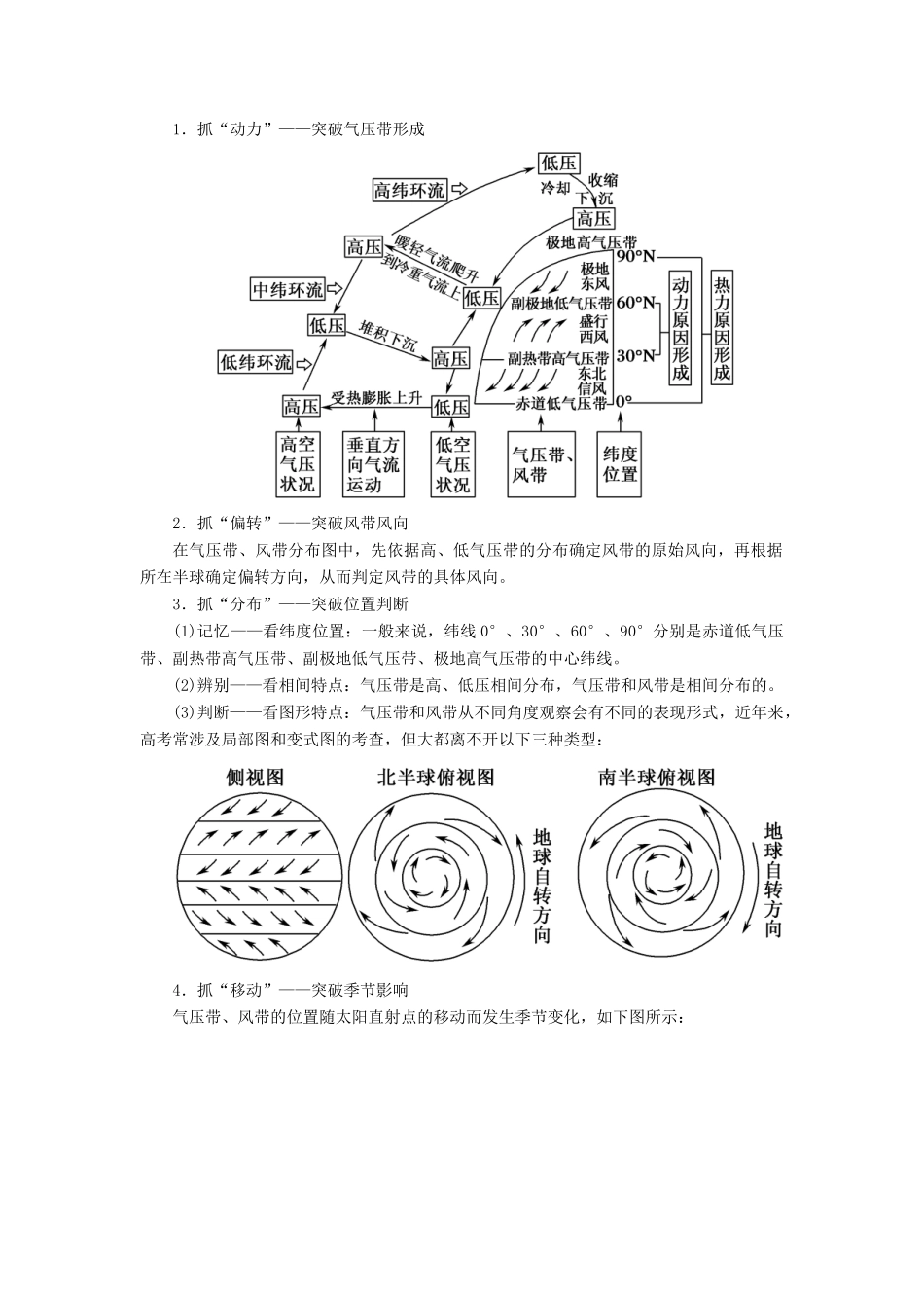 （新课标版）高考地理总复习 第7讲 大气环流与气候学案-人教版高三全册地理学案_第2页
