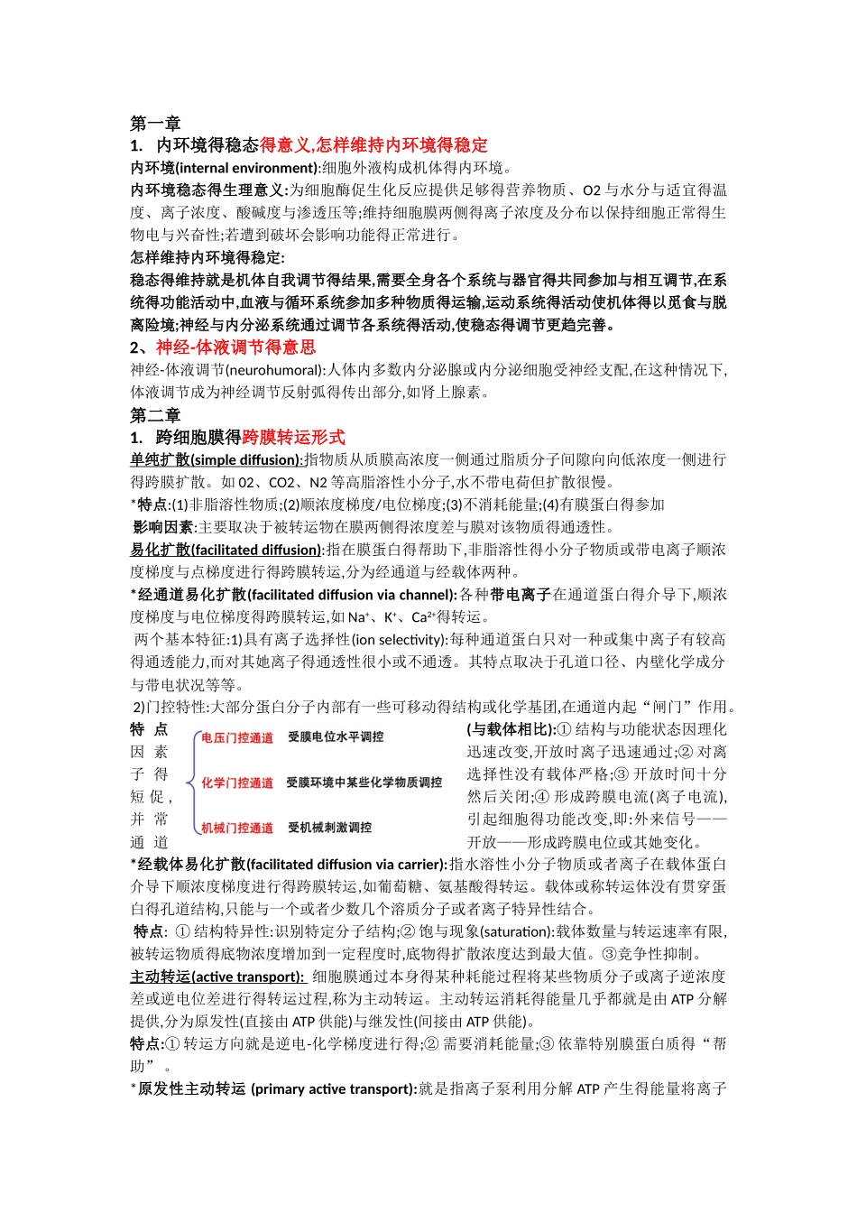 生理考试重点整理_第1页