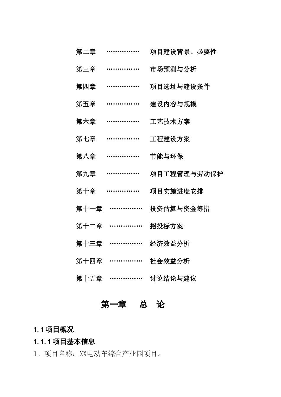 电动车综合产业园项目可行性研究报告_第3页
