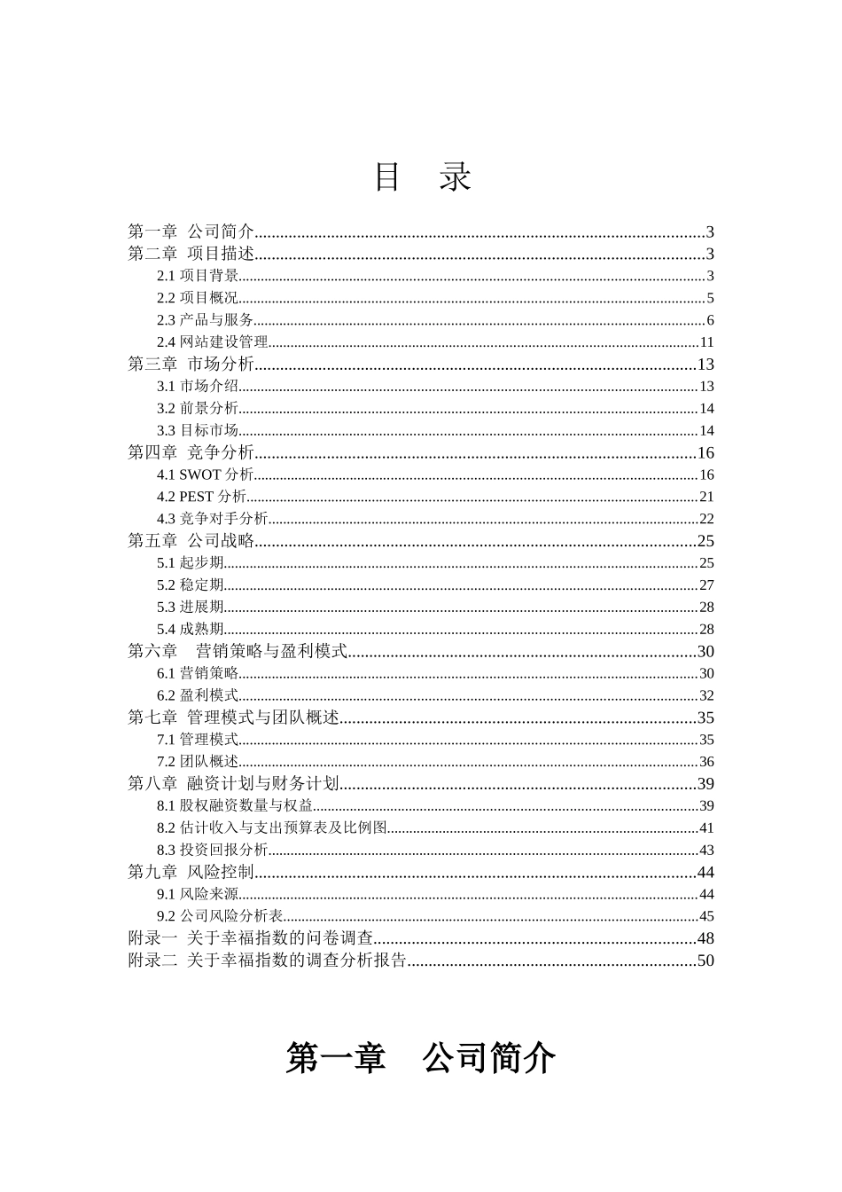 电子消费专业服务公司投资计划书_第2页