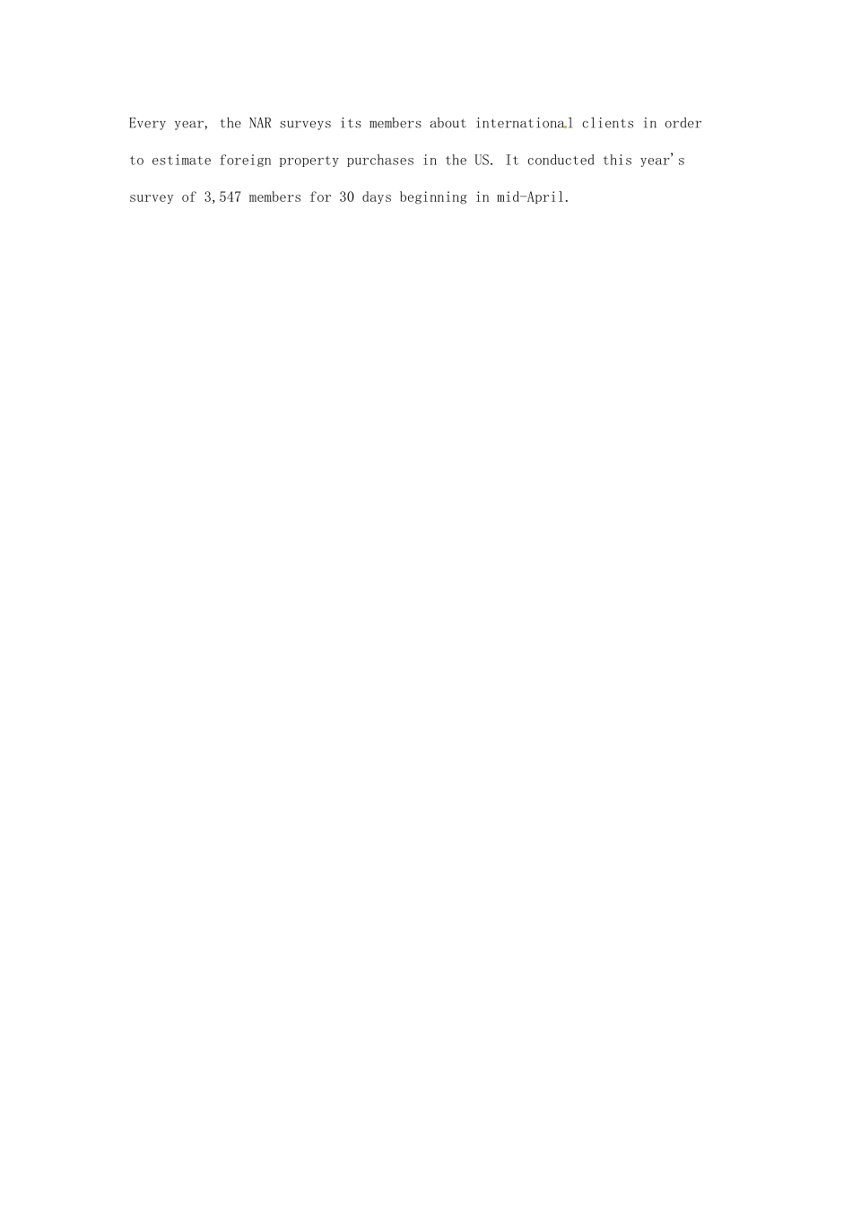 （每日一读）2014年7月高考英语考前突破 阅读理解能力 财经新闻 中国人去年在美国置业总额达220亿_第3页