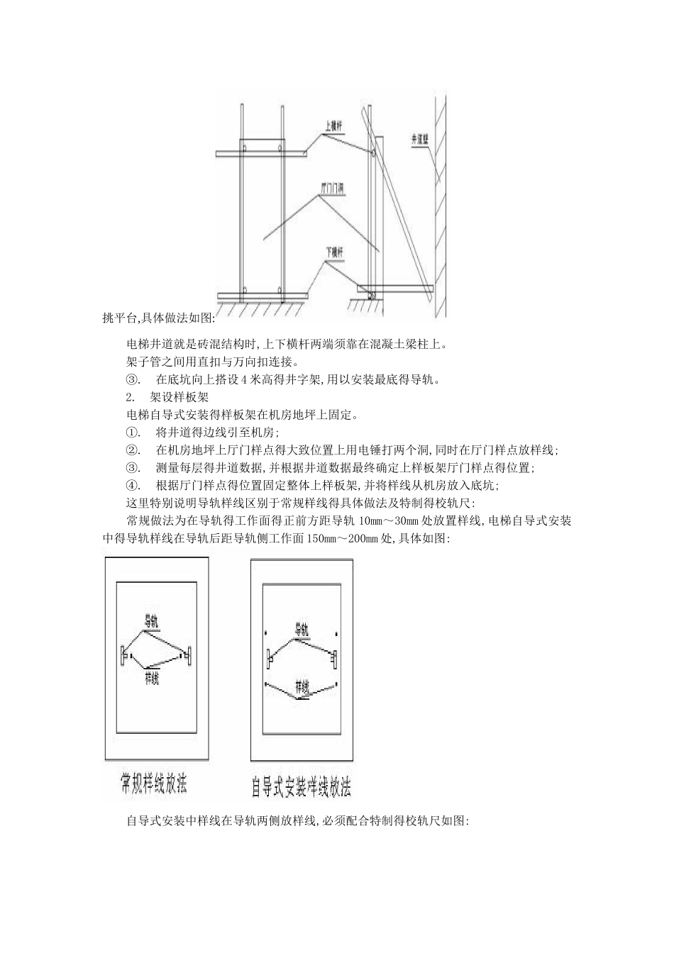 电梯无脚手架安装方法_第2页