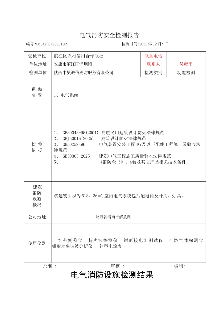 电气检测报告_第2页