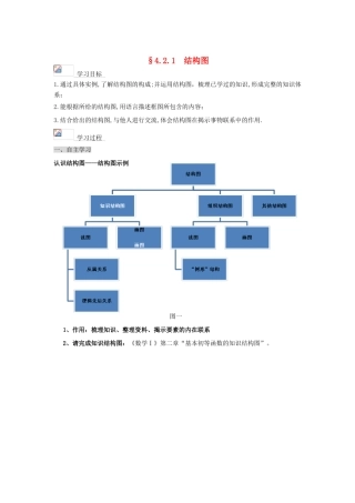 （新课程）高中数学《4.2结构图》导学案2 新人教A版选修1-2