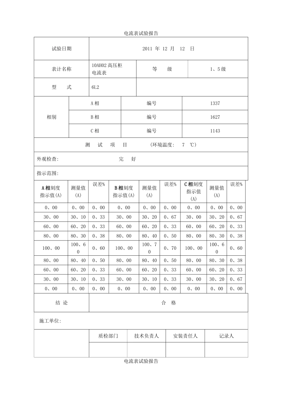 电流电压表实验报告_第2页