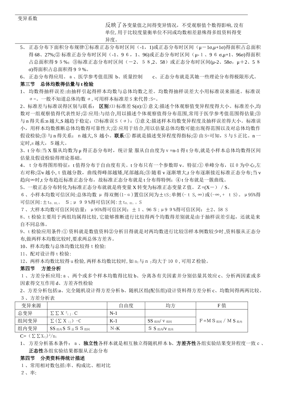 疾病控制卫生统计学考点_第2页