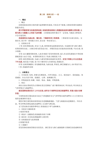 病例分析——肺结核