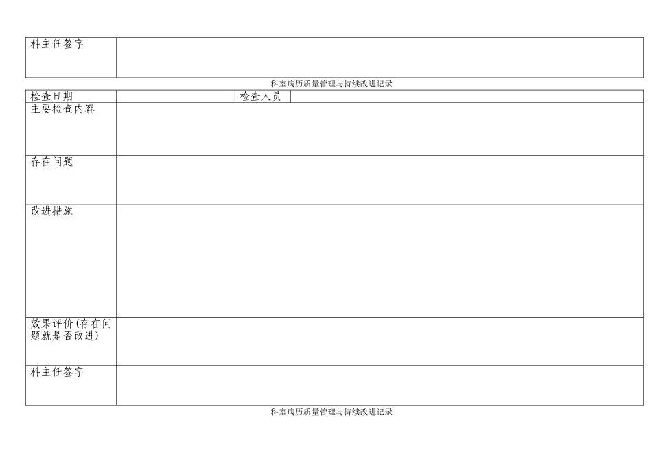 病历质量管理记录本_第2页