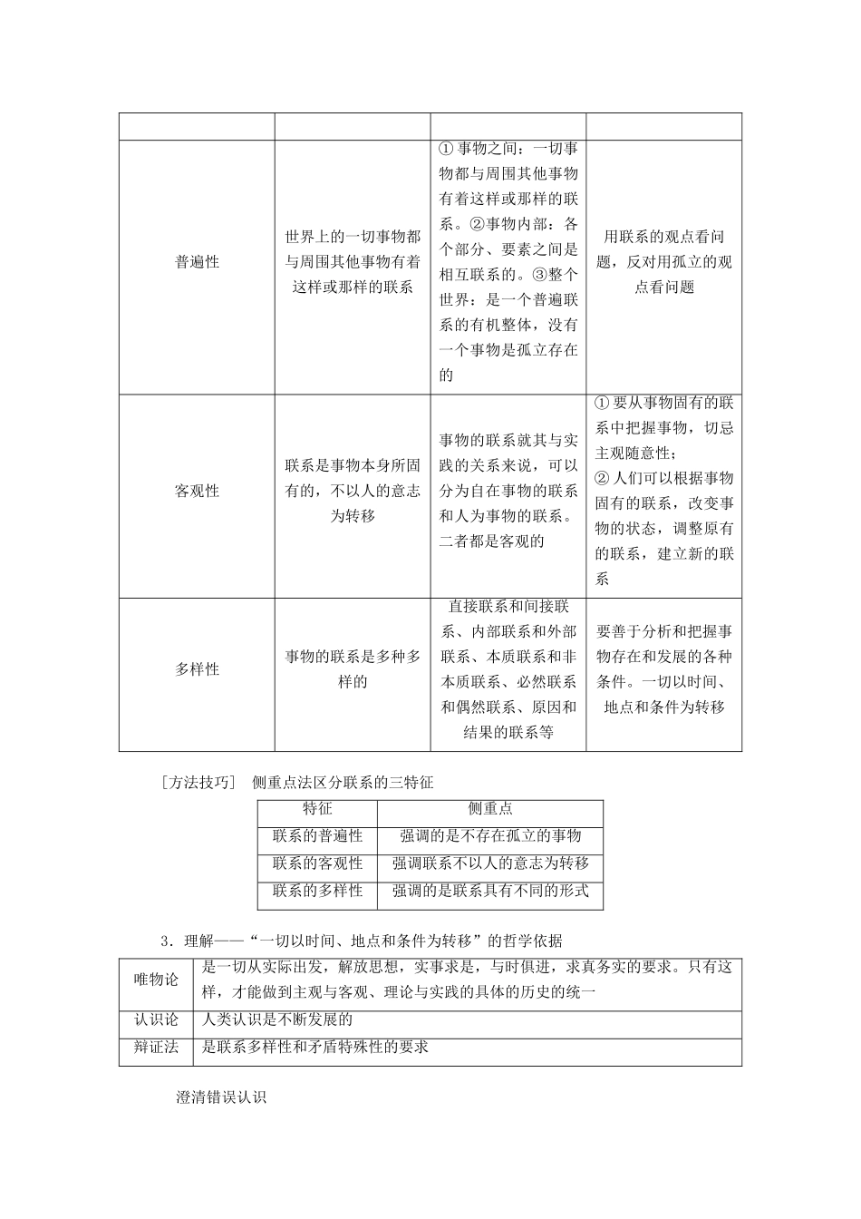 （江苏专版）高考政治一轮复习 第三单元 思想方法与创新意识教师用书 新人教版必修4-新人教版高三必修4政治教案_第2页
