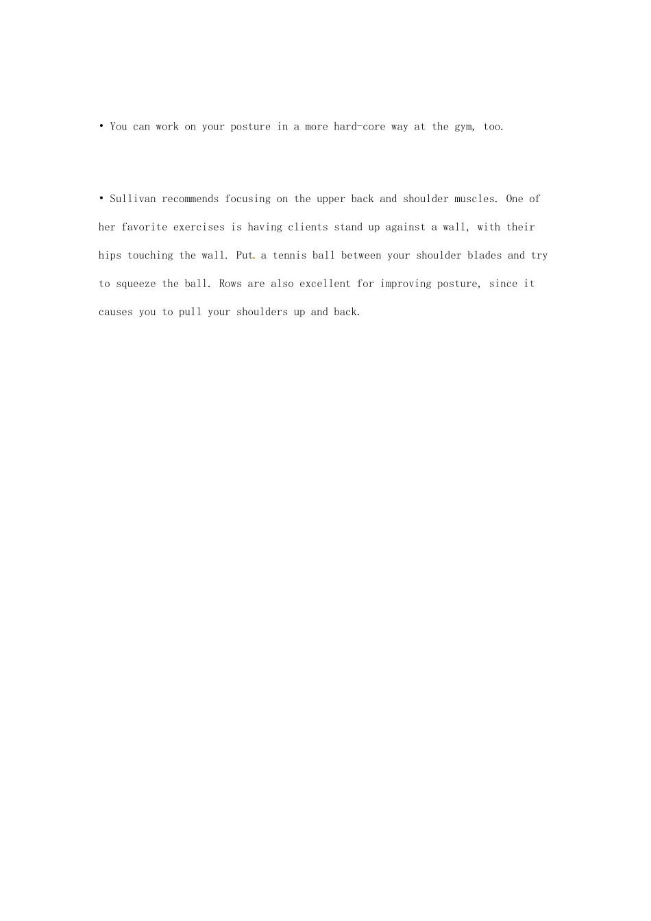 （每日一读）2014年高考英语8月考前突破 阅读理解能力 文化教育 快速矫正坐姿的几条建议素材_第2页