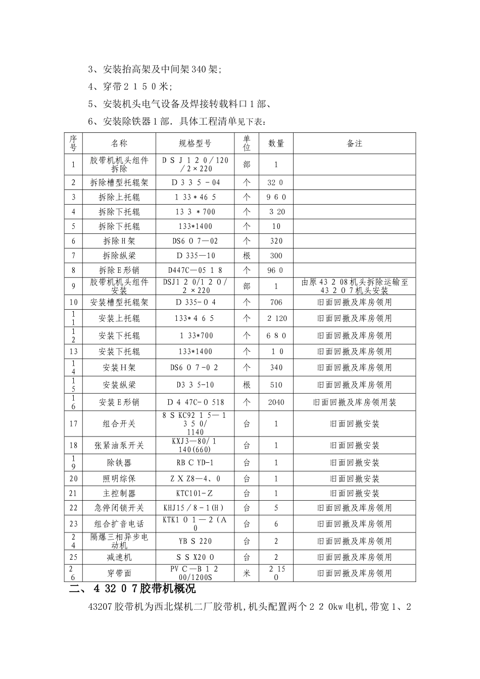 皮带安装施工组织设计_第3页