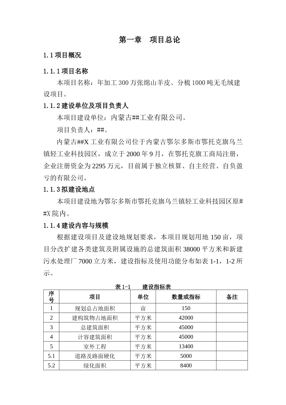 皮革绒毛厂建设项目可行性研究报告_第2页