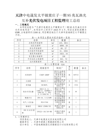 监理单位总结报告