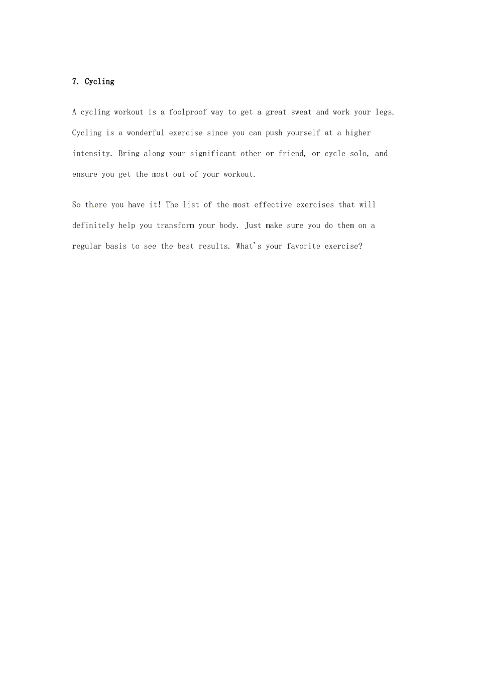 （每日一读）高考英语考前突破 阅读理解能力 文化教育 7种方式助你塑造身形素材 _第3页