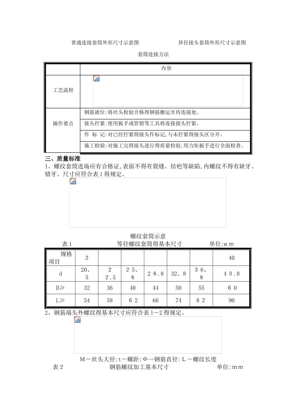 直螺纹套筒连接施工工艺_第2页