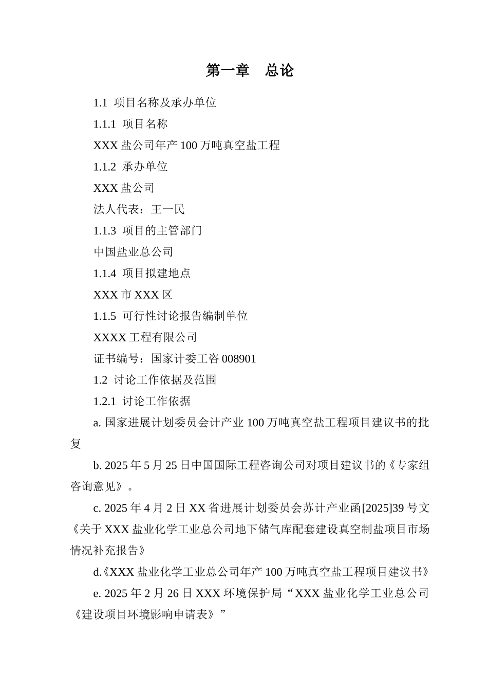 真空盐工程项目可研报告_第3页