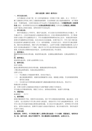 眼和视觉教案
