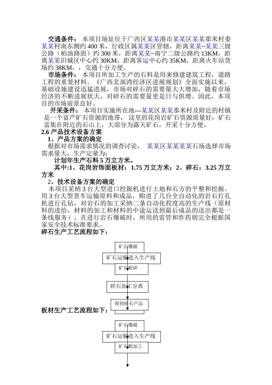 石场新建项目申请报告_第3页