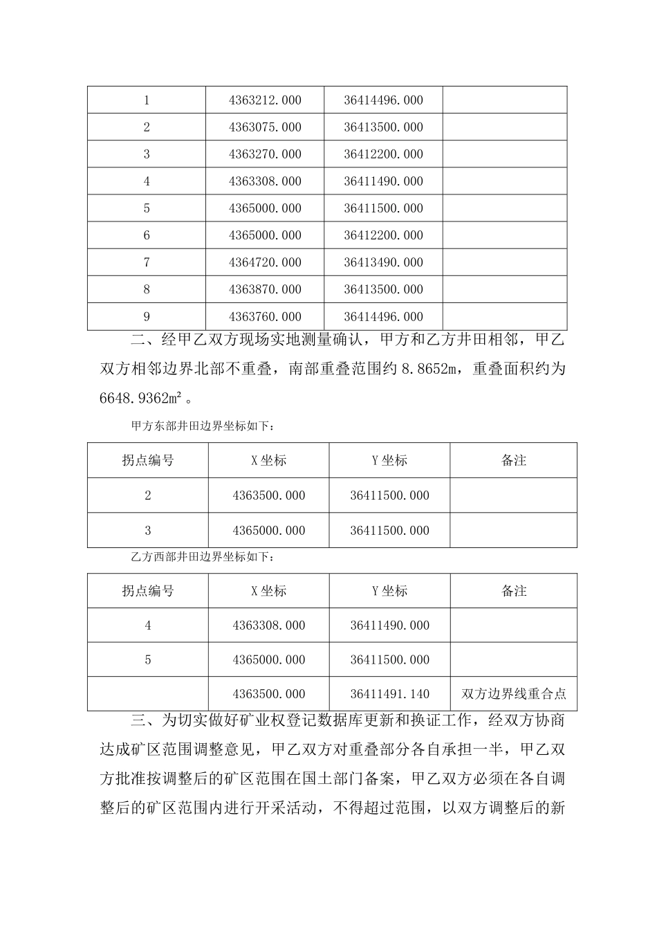 矿区范围调整互不影响安全生产协议_第2页