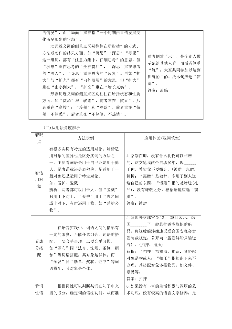 （江苏专版）高考语文一轮复习 第一板块 专题一 第1讲 正确使用实词、虚词学案（含解析）-人教版高三全册语文学案_第2页