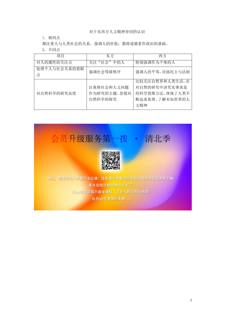 （江苏专用）高考历史一轮复习 模块3 第11单元 中国传统文化主流想的演变单元综合提升教学案-人教版高三全册历史教学案_第2页