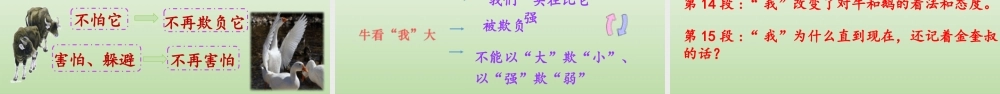 2025秋最新教材统编版语文四年级（上）第六单元-18《牛和鹅》第2课时【课件】