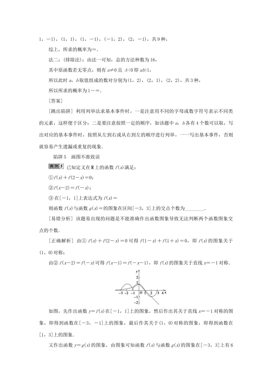 （江苏专用）高考数学二轮复习 第三部分 考前高效提分策略 第2讲 考前必讲的10大陷阱学案 文 苏教版-苏教版高三全册数学学案_第3页