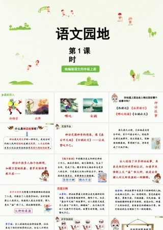 2025秋最新教材统编版语文四年级（上）第四单元-《语文园地四》第1课时【课件】