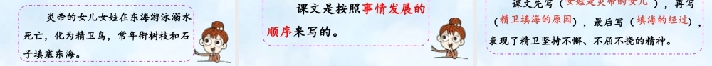 2025秋最新教材统编版语文四年级（上）第四单元-13《精卫填海》第1课时【课件】