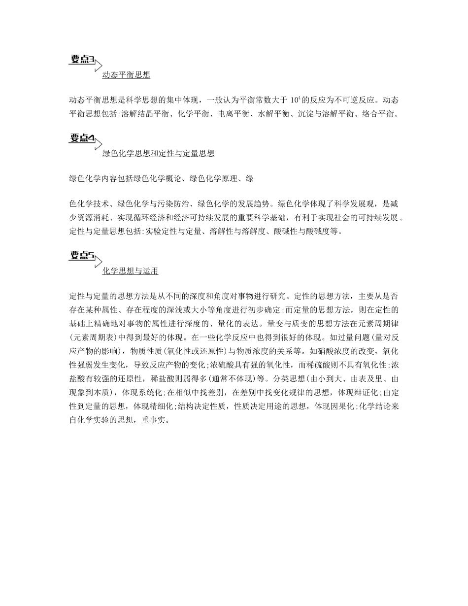 （江苏专用）高考化学二轮复习 专题十 考前回归 化学识图 化学思想素材-人教版高三全册化学素材_第2页