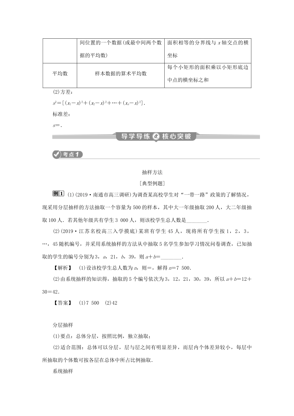 （江苏专用）高考数学二轮复习 专题六 概率、统计、复数、算法、推理与证明 第2讲 统计学案 文 苏教版-苏教版高三全册数学学案_第2页