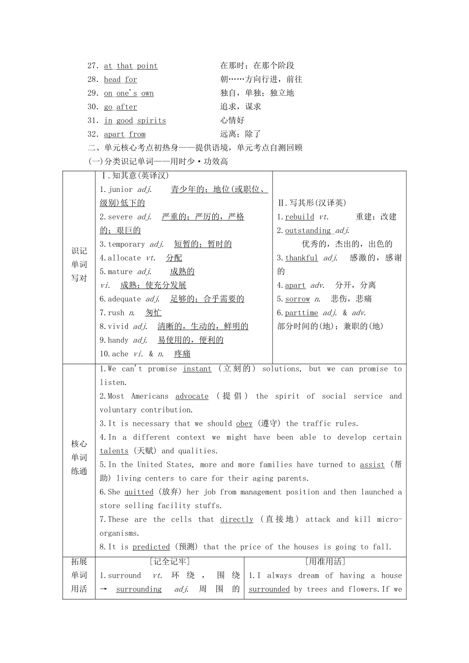 （江苏专用）高考英语一轮复习 Unit 2 What is happiness to you学案（含解析）牛津译林版选修6-牛津版高三选修6英语学案_第3页
