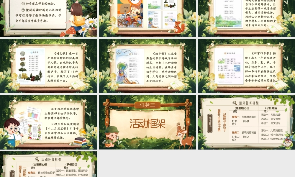 【25秋】统编版小学语文二年级上册-《第二单元大单元设计》课件