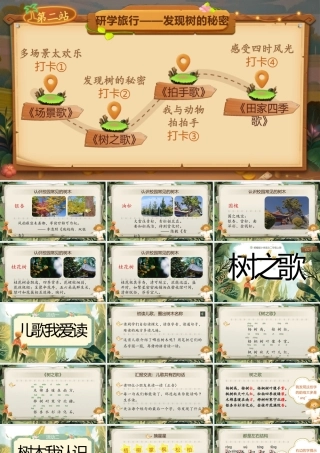 【25秋】统编版小学语文二年级上册-识字2.《树之歌》课件