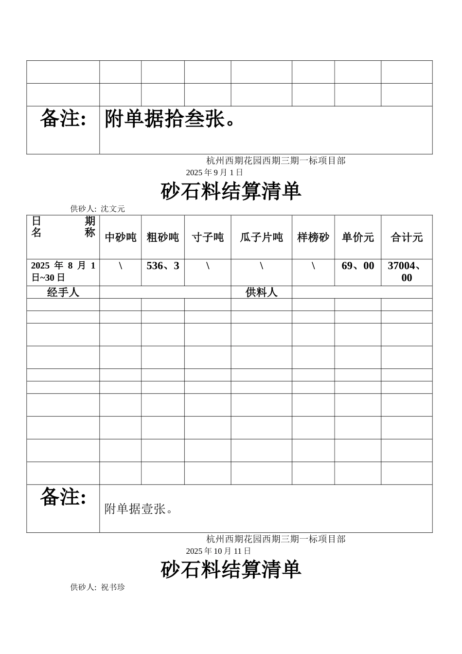 砂石料结算清单_第3页