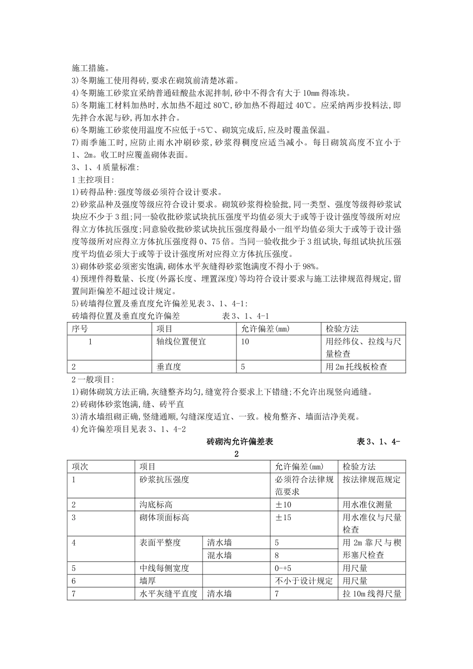 砖沟砌筑施工工艺_第3页