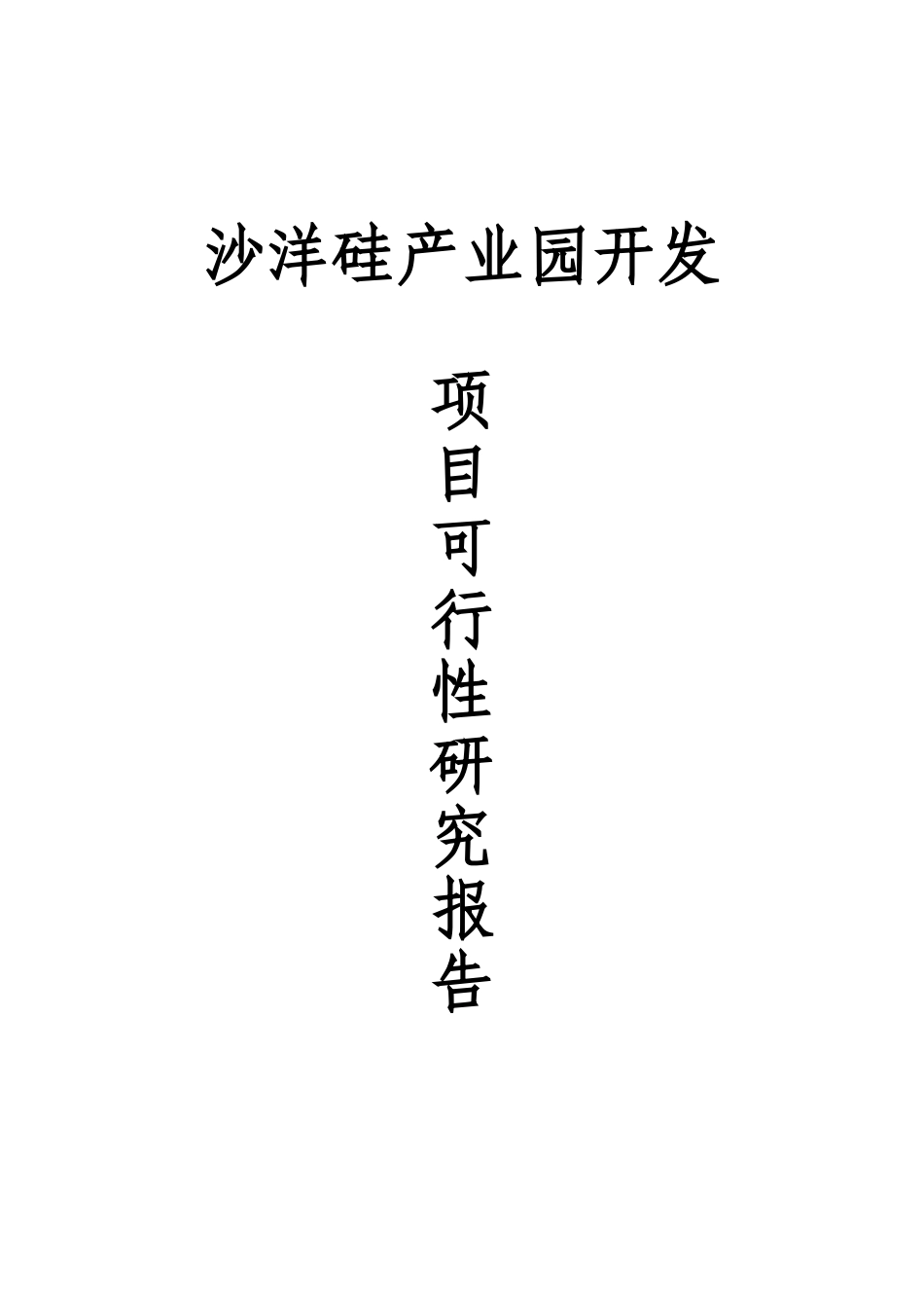 硅产业园开发项目可行性研究报告_第2页